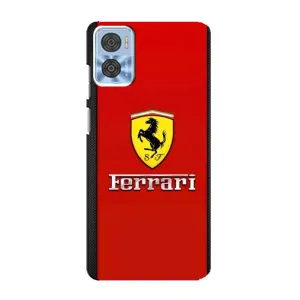 Силіконовий бампер з картинкою машини на Motorola MOTO E22 (Ferrari Logo)