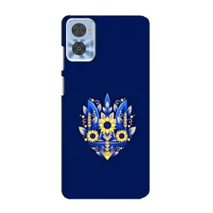 Чехол с картинкой (Патриотический ГЕРБ) на Motorola MOTO E22 (герб)