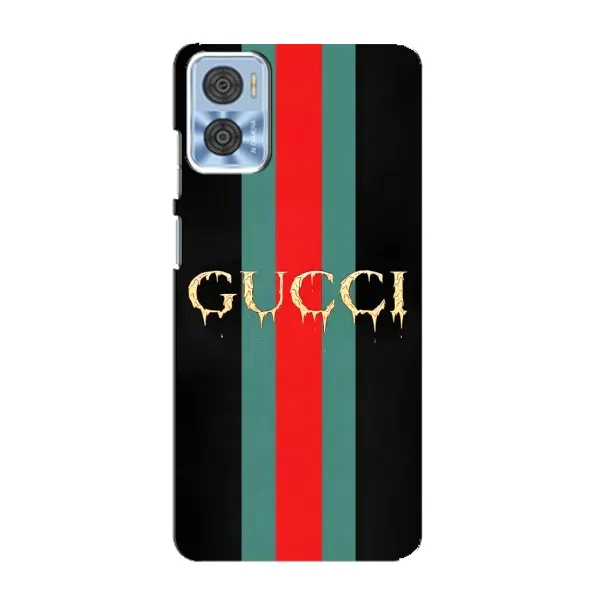 Чехол с рисунком «GUCCI» для Motorola MOTO E22 Чехол с рисунком «GUCCI» для Motorola MOTO E22