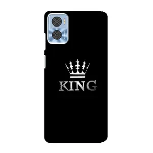 Чохол (Корона на чорному фоні) для Моторола Мото е22 (KING)