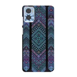Силиконовый Чехол на Motorola MOTO E22 (Крутой орнамент)