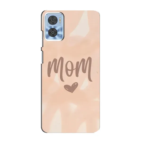 Чехол с рисунком «Love mom» для Motorola MOTO E22 Чехол с рисунком «Love mom» для Motorola MOTO E22