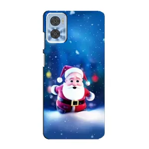 Чехлы на Новый Год Motorola MOTO E22 (Маленький Дед Мороз)