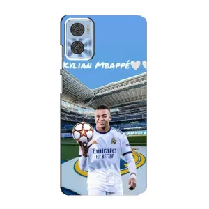 Чохол (TPU) з Футболістом на Motorola MOTO E22 (Mbappe Real)