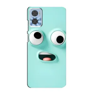 Силиконовые Чехлы (смешные стикеры) для Motorola MOTO E22 (Забавное мятное лицо)