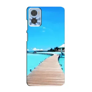 Летний Чехол на Motorola MOTO E22 (Набережная)