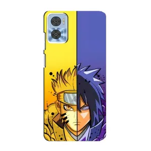 Купить Чохли на телефон з принтом Anime для Motorola MOTO E22 (Naruto Vs Sasuke)