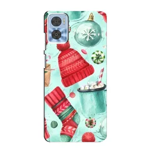 Чохол Санта Клаус для Motorola MOTO E22 (Одяг)