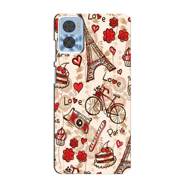 Чехол с рисунком «Париж мечта» для Motorola MOTO E22 Чехол с рисунком «Париж мечта» для Motorola MOTO E22