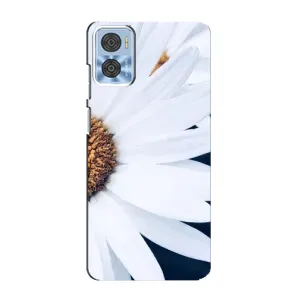 Чохол з ромашками на Motorola MOTO E22 (Пів ромашки)