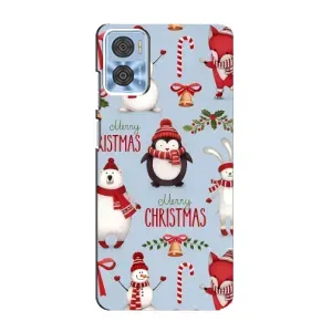 Чохол Санта Клаус для Motorola MOTO E22 (Різдвяний)