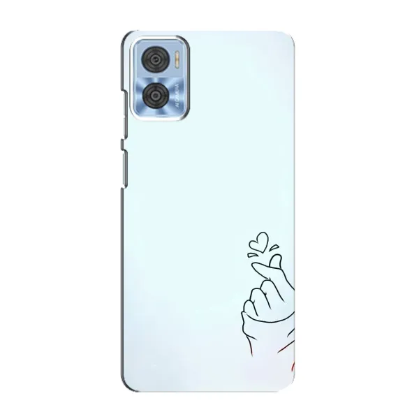 Чехол с рисунком «Сердце на голубом» для Motorola MOTO E22 Чехол с рисунком «Сердце на голубом» для Motorola MOTO E22