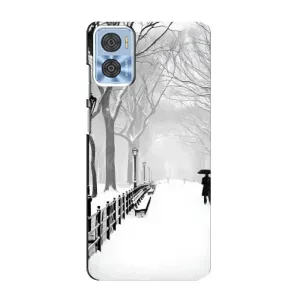 Чехлы на Новый Год Motorola MOTO E22 (Снегом замело)