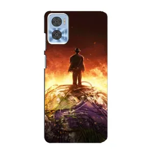 Чехол Оппенгеймер / Oppenheimer на Motorola MOTO E22 (Ядерщик)