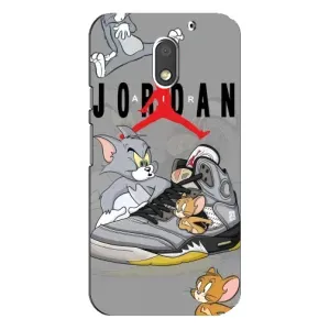 Силиконовый Чехол Nike Air Jordan на Моторола Мото Е3 (Air Jordan)