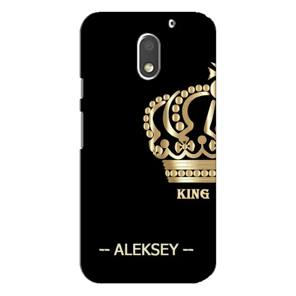 Чехол с рисунком «ALEXEY» для Motorola MOTO E3