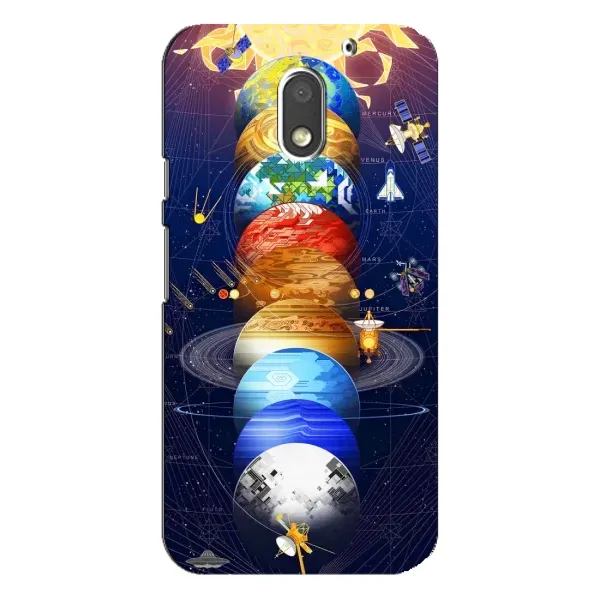 Чехол с рисунком «Арт планети» для Motorola MOTO E3 Чехол с рисунком «Арт планети» для Motorola MOTO E3