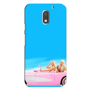 Силиконовый Чехол Барби Фильм на Motorola MOTO E3 (Барби и Кен)