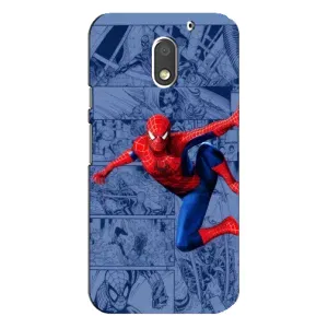 Силіконовий Чохол для Motorola MOTO E3 (Людина павук)