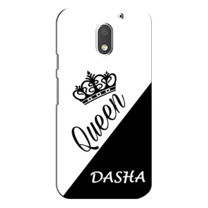 Именные  Женские Чехлы для Motorola MOTO E3 (DASHA)