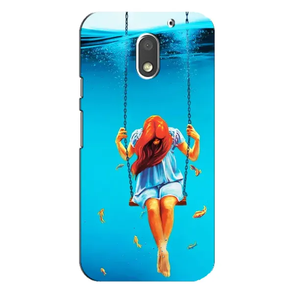 Чехол с рисунком «Девушка на качели» для Motorola MOTO E3 Чехол с рисунком «Девушка на качели» для Motorola MOTO E3