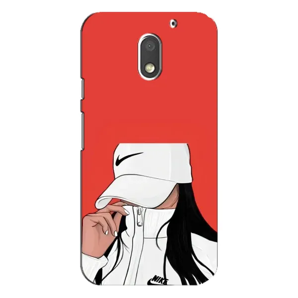 Чехол с рисунком «Девушка Nike» для Motorola MOTO E3 Чехол с рисунком «Девушка Nike» для Motorola MOTO E3