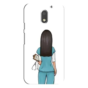 Силиконовый бампер (Работники) на Motorola MOTO E3 (Доктор)