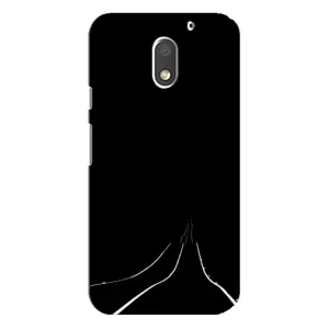 Чохол з картинками на чорному фоні для Motorola MOTO E3 (Дорога)