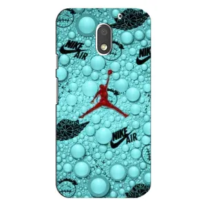 Силиконовый Чехол Nike Air Jordan на Моторола Мото Е3 (Джордан Найк)