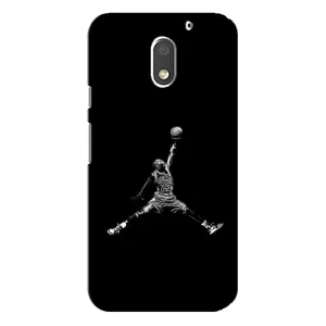Силиконовый Чехол Nike Air Jordan на Моторола Мото Е3 (Джордан)