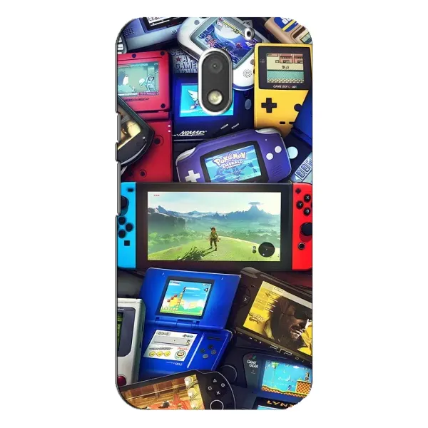 Чехол с рисунком «Джойстики» для Motorola MOTO E3 Чехол с рисунком «Джойстики» для Motorola MOTO E3