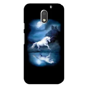 Чехол Unicorn на Motorola MOTO E3 (Единорог)