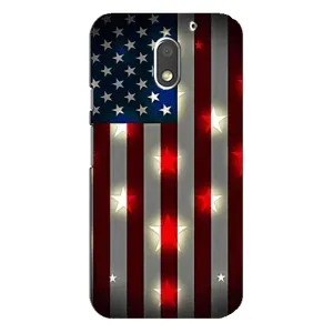 Чохол Прапор USA для Motorola MOTO E3 (Прапор США 2)