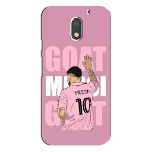 Чехлы Лео Месси в Майами на Motorola MOTO E3 (GOAT MESSI)