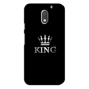 Чохол (Корона на чорному фоні) для Моторола Мото Е3 (KING)