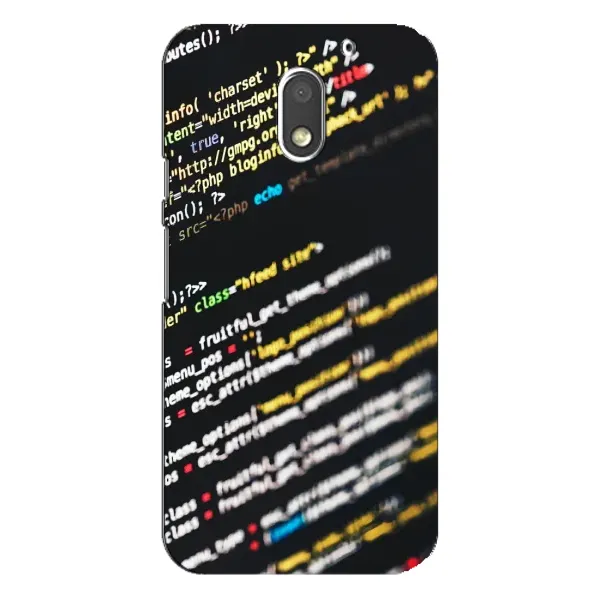 Чехол с рисунком «Код» для Motorola MOTO E3 Чехол с рисунком «Код» для Motorola MOTO E3