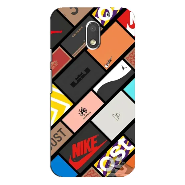 Чехол с рисунком «Коробки» для Motorola MOTO E3 Чехол с рисунком «Коробки» для Motorola MOTO E3