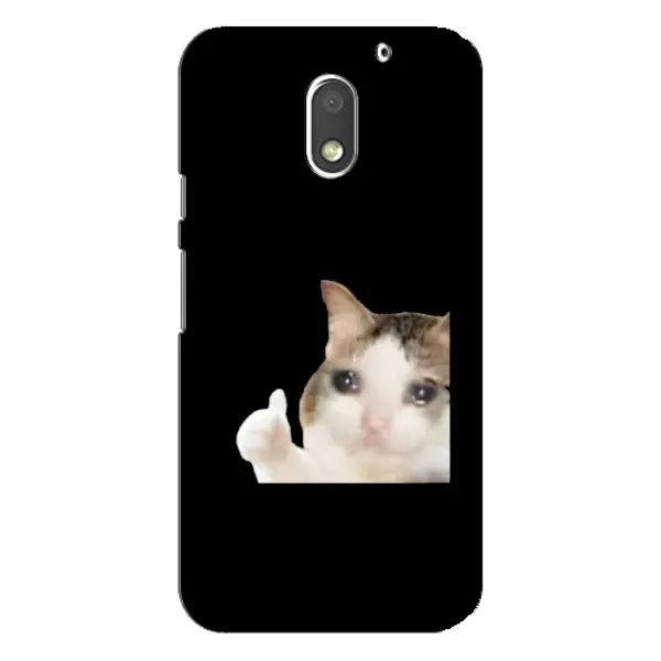 Чехол с рисунком «Кот в слезах» для Motorola MOTO E3 Чехол с рисунком «Кот в слезах» для Motorola MOTO E3