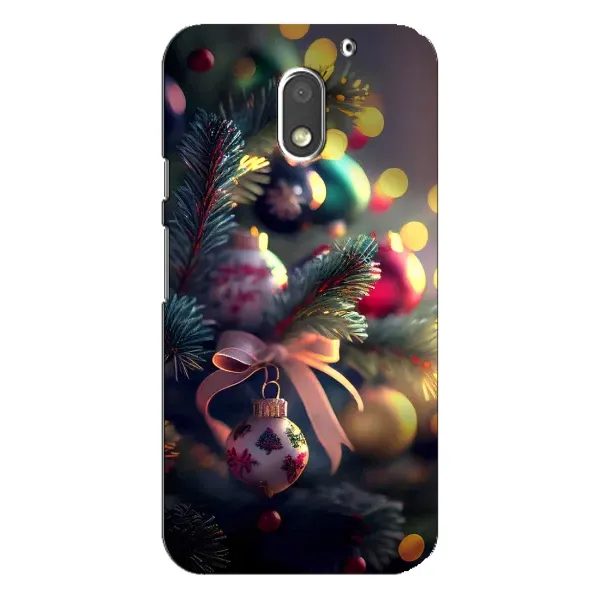 Чехол с рисунком «Красивая елочка» для Motorola MOTO E3 Чехол с рисунком «Красивая елочка» для Motorola MOTO E3