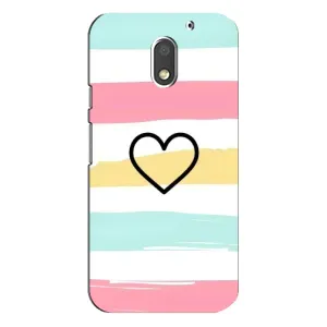 Чохли з тематикою "Маленькі Сердчеки" на Motorola MOTO E3 (Гарне сердечко)