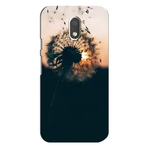 Силіконовий Чохол з кульбабками на Motorola MOTO E3 (Гарна кульбабка)