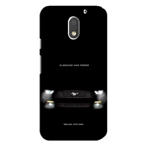 Чохли з тематикою "Круті машини" на Motorola MOTO E3 (Чорний Land Rover)