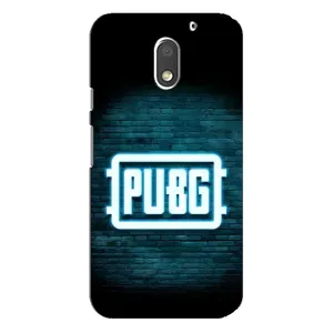 Чохол (TPU) з картинкою "Лого Пабг" на Моторола Мото Е3 (Лого PUBG)