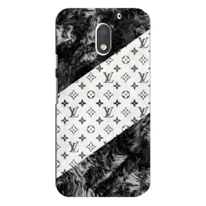Чехол Стиль Louis Vuitton на Motorola MOTO E3 (LV на белом)
