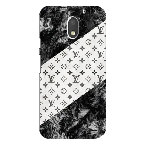 Чехол с рисунком «LV на белом» для Motorola MOTO E3 Чехол с рисунком «LV на белом» для Motorola MOTO E3