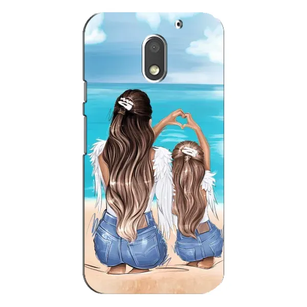 Чехол с рисунком «Мама и дочь» для Motorola MOTO E3 Чехол с рисунком «Мама и дочь» для Motorola MOTO E3