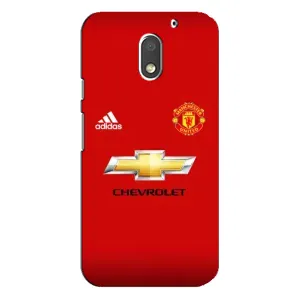 Силиконовые Чехлы принт Футбол на Motorola MOTO E3 (Man United)