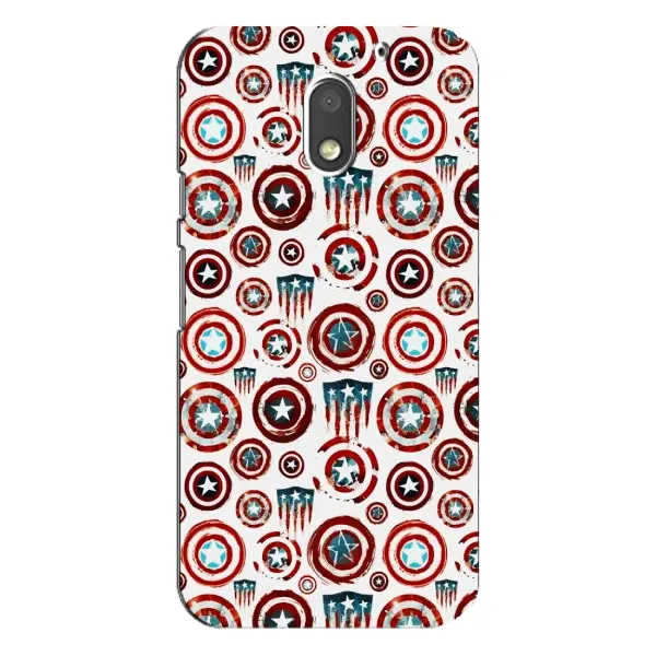 Чехол с рисунком «Марвел щиты» для Motorola MOTO E3 Чехол с рисунком «Марвел щиты» для Motorola MOTO E3