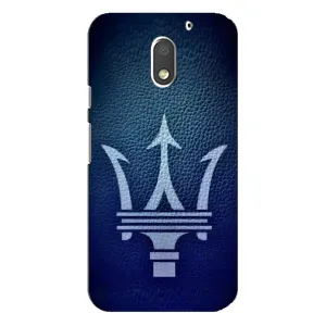 Чохли з тематикою "Круті машини" на Motorola MOTO E3 (Лого Maserati)