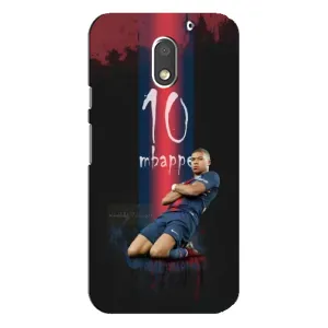 Чехол (TPU) с Футболистом на Motorola MOTO E3 (MBAPPE 10)